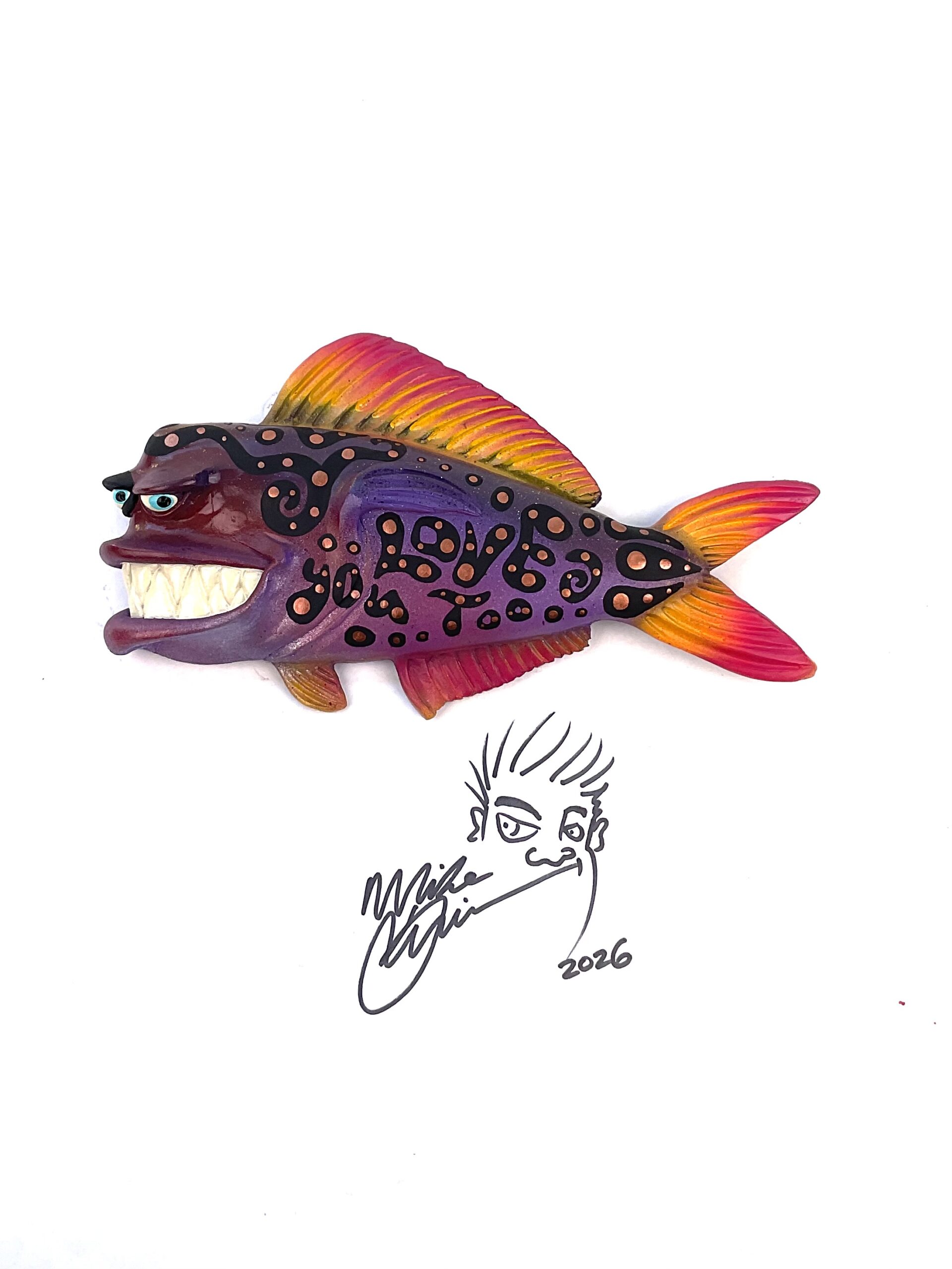 Toothy Uncle Charles Fish with Attitude