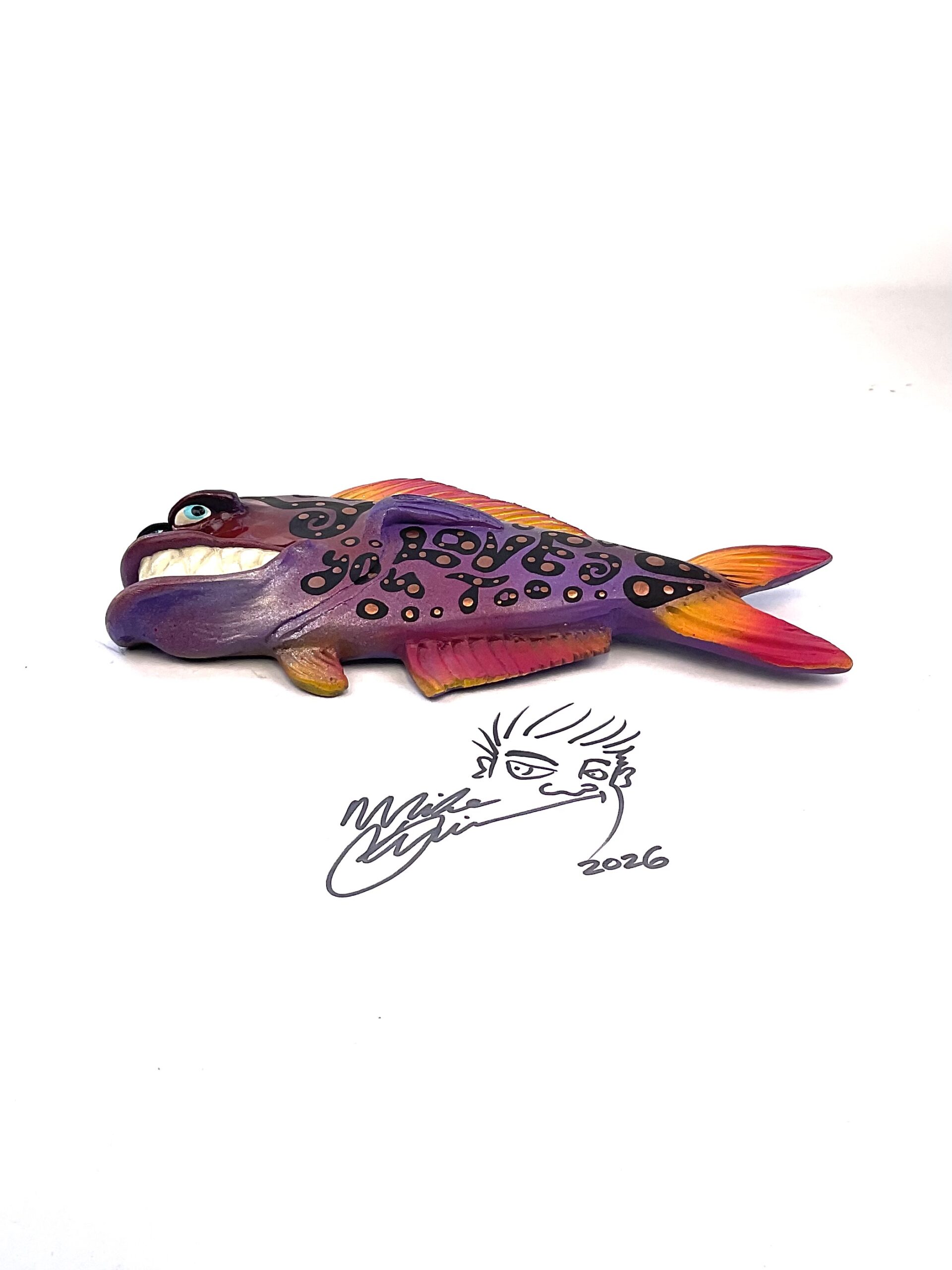 Toothy Uncle Charles Fish with Attitude - Image 2