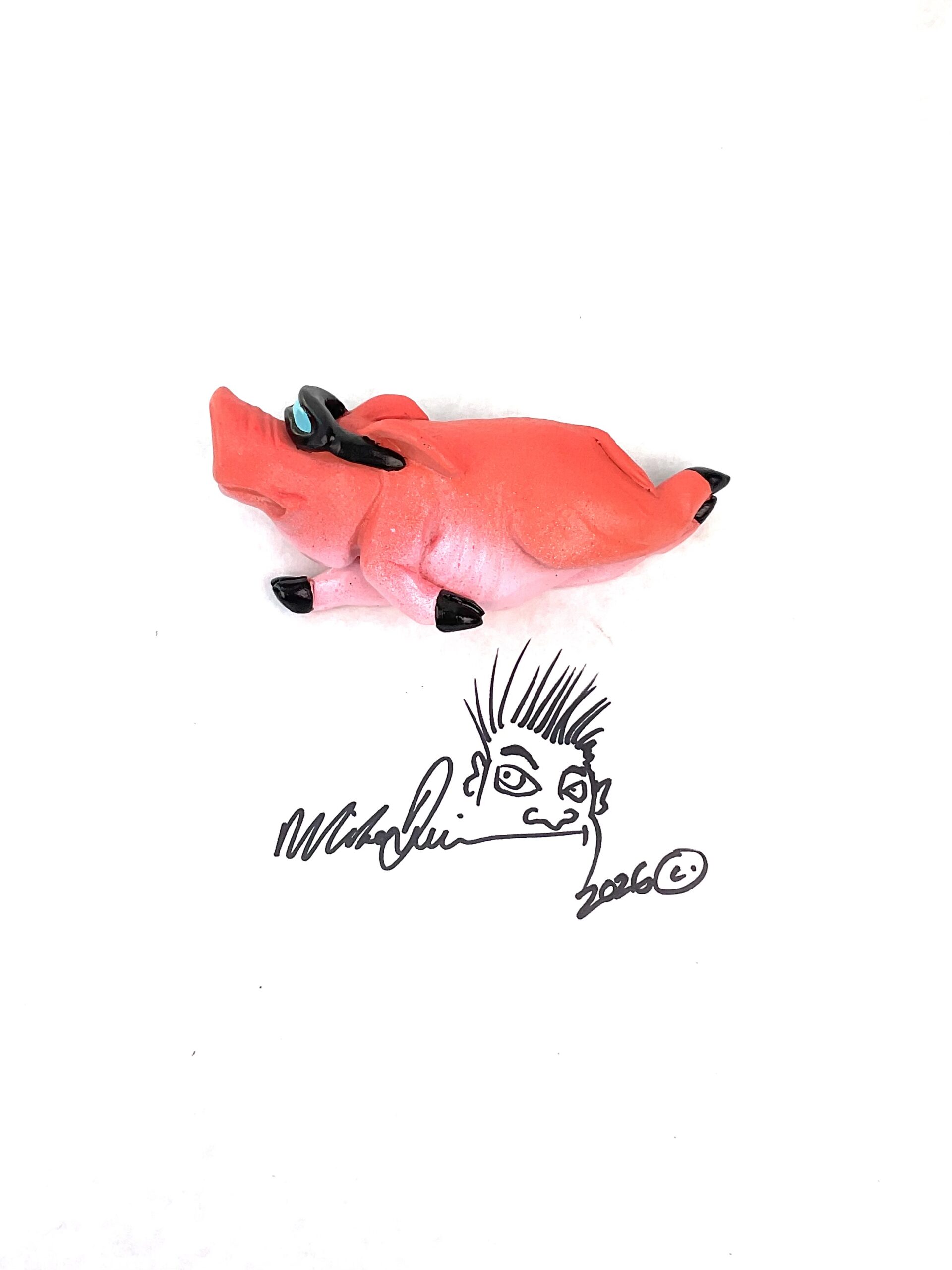 Little Tony Pepperoni - flying pig - Fish with attitude