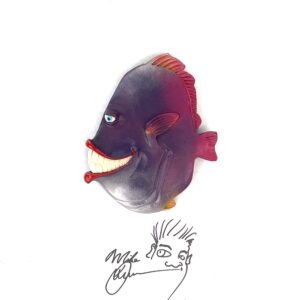 Laughing Larry- Fish Art