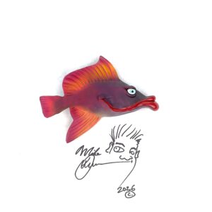 Flo-Mamma Red Lips - Fish Art