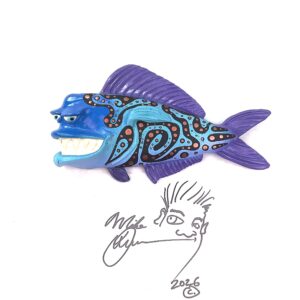 Toothy Uncle Charles Fish with Attitude
