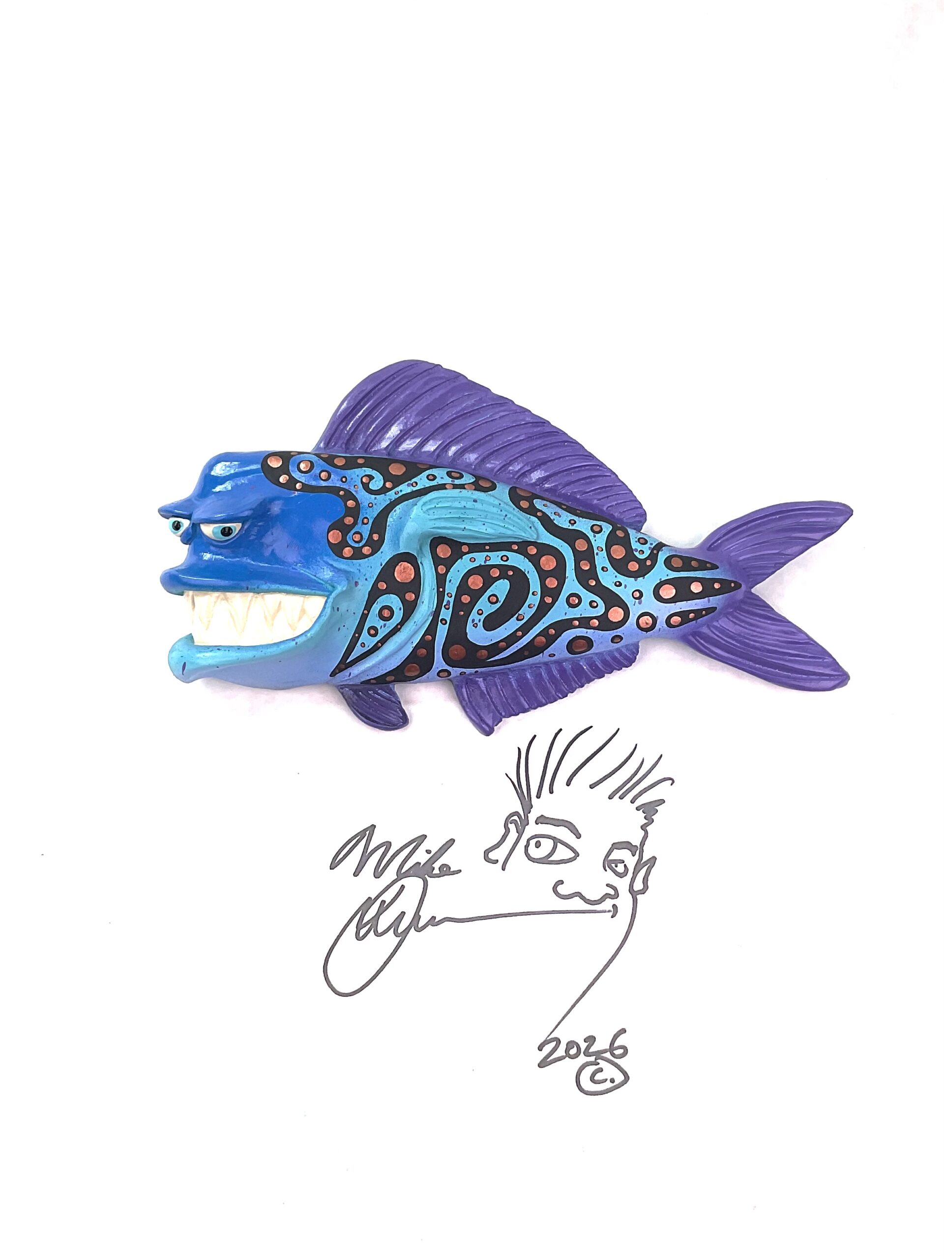 Toothy Uncle Charles Fish with Attitude