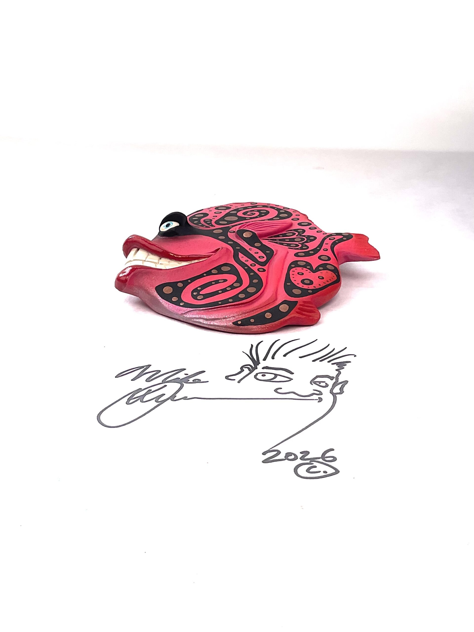 Laughing Larry- Fish Art - Image 2
